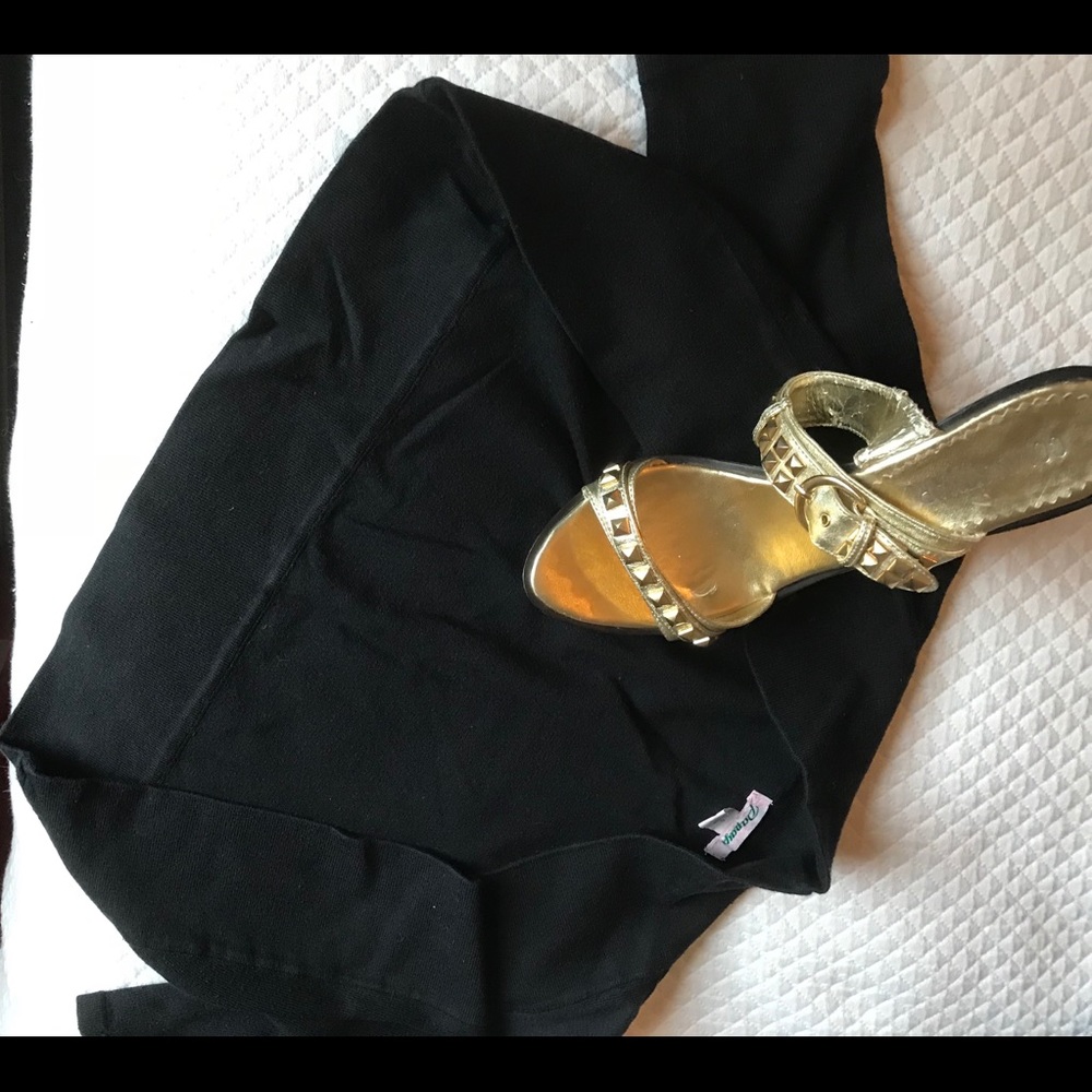 Crop Top - Black - Papaya